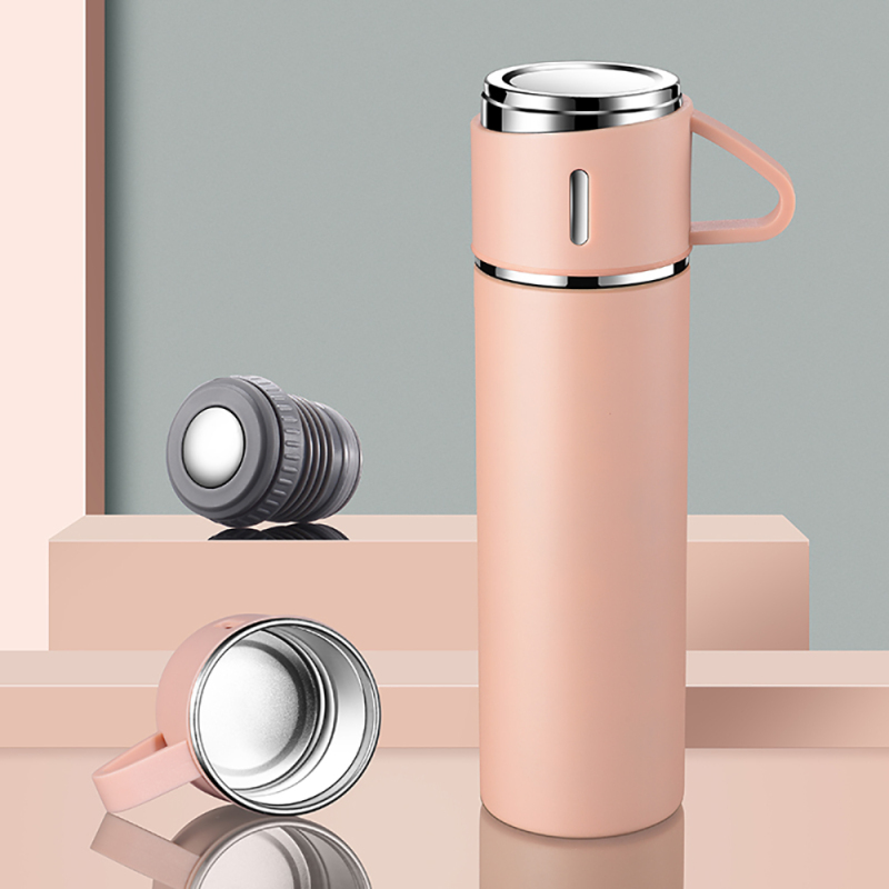 Vacuum Insulation Cup Creative Customized Pattern Vacuum Insulated Stainless Steel  Water Bottle Vacuum Flask Thermos
