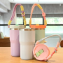 2024 New Customizable Colors  Custom Vacuum 20 Oz Tumbler With Handle Lid Adventure Stainless Steel Travel Bottles