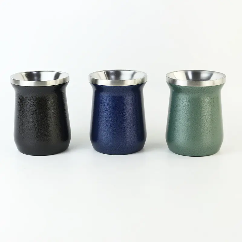 Wholesale 8oz Mate Cup 1l Water Bottle South America Gift Promotion Vacuum Insulated Stainless Steel Yerba Mate Cup Tea Set