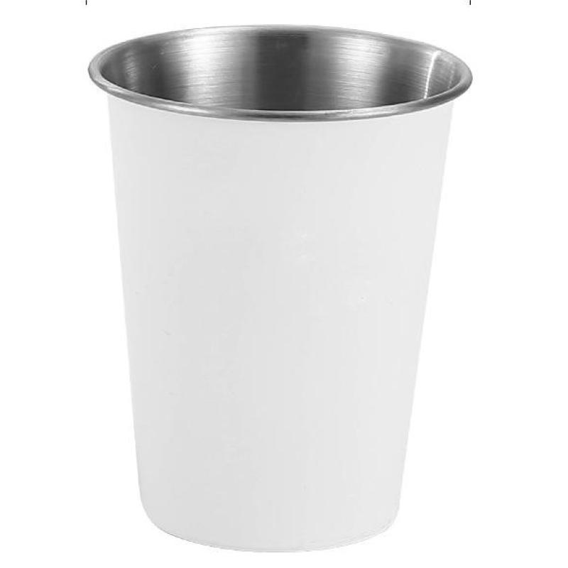 Wholesale 304 Stainless Steel Drinking 350ml 500ml Capacity Single Layer Beer Cup Portable Drinking Cup