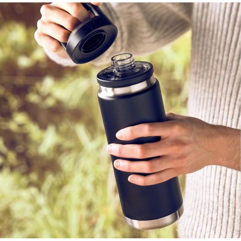 Larger Insulated Stainless Steel Mug Drinkware Sports Outdoor Water Bottle Custom Logo 36oz Tumbler With Multiple Lid