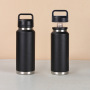 Larger Insulated Stainless Steel Mug Drinkware Sports Outdoor Water Bottle Custom Logo 36oz Tumbler With Multiple Lid