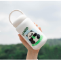 New Product Ideas 2024  Carholder Thermos Panda Mug 18/8 Stainless Steel 12oz Branded Coffee Tumbler with Lid and Straw