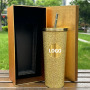 Wholesale Hot Selling 700ml Gold Luxury Rhinestone Tumbler with Lid and Straw Customized Logo Party Gifts Stainless Steel Mug