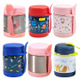 Customized Stainless Steel Double Wall Food Jar Vacuum Insulated Baby Food Flask Soup Pot Food Thermos Kids Container with Spoon