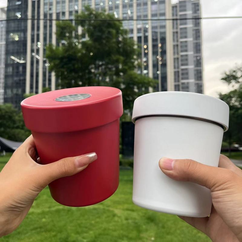 Ice Cream Pint Storage Container Stainless Steel Double Wall Vacuum Insulated Thermos Storage Dairy Defender Ice Cream Canteen