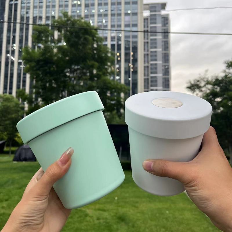 Factory Hot Sell 16oz Ice Cream Pint Storage Container Stainless Steel Double Wall Insulated Storage Dairy Guard