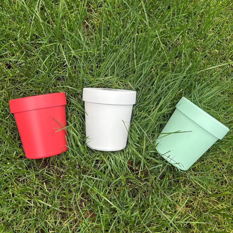 Factory Hot Sell 16oz Ice Cream Pint Storage Container Stainless Steel Double Wall Insulated Storage Dairy Guard