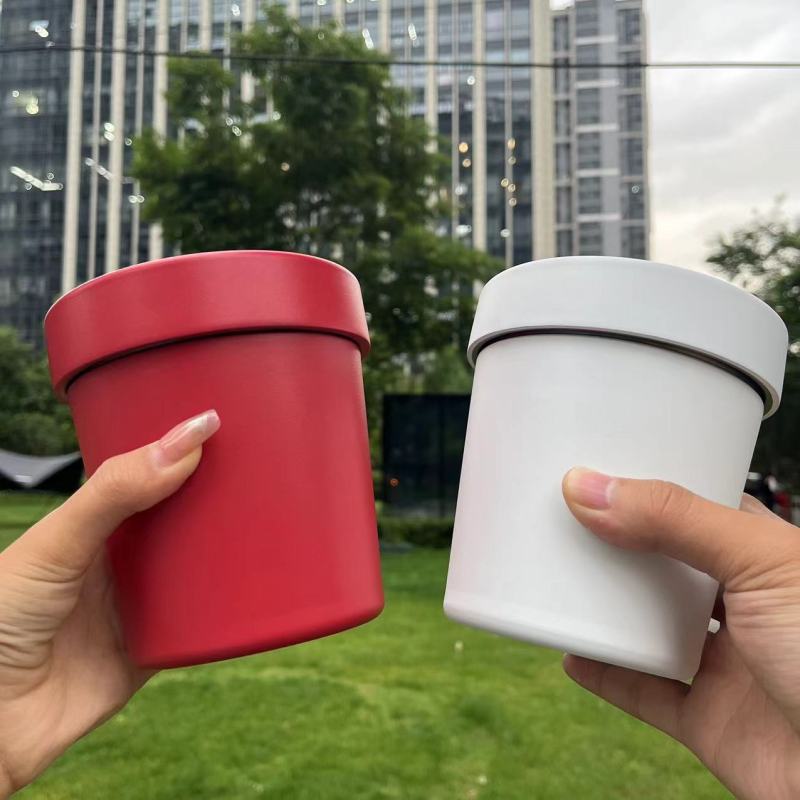 Factory Hot Sell 16oz Ice Cream Pint Storage Container Stainless Steel Double Wall Insulated Storage Dairy Guard