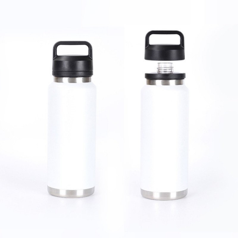 Whole Sale  36OZ Wide Mouth Sports Water Bottle Double Wall Stainless Steel Water Bottles With Lid