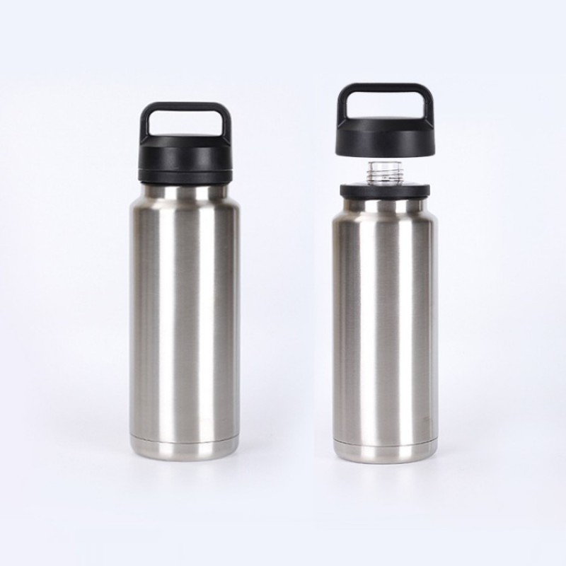 Whole Sale  36OZ Wide Mouth Sports Water Bottle Double Wall Stainless Steel Water Bottles With Lid