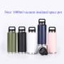 Whole Sale  36OZ Wide Mouth Sports Water Bottle Double Wall Stainless Steel Water Bottles With Lid