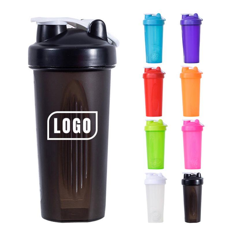 Wholesale 20oz 30oz Sports Water Bottle BPA Free Plastic Bottle Protein Shakes Blender Shaker With Mix Ball