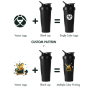 Wholesale 20oz 30oz Sports Water Bottle BPA Free Plastic Bottle Protein Shakes Blender Shaker With Mix Ball