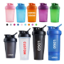Wholesale 20oz 30oz Sports Water Bottle BPA Free Plastic Bottle Protein Shakes Blender Shaker With Mix Ball