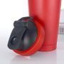 Eco Friendly Custom Logo Double Wall Stainless Steel Protein Shakers Shaker Bottle 750ml 500ml Metal Shaker Bottle