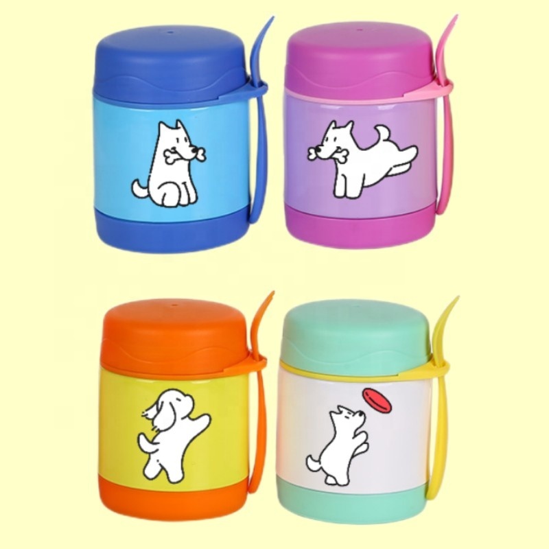Eco Friendly Lunch Box Bento Stainless Steel Double Wall Thermos Food Jar Vacuum Insulated Soup Jar Stainless Steel Kid Food Jar