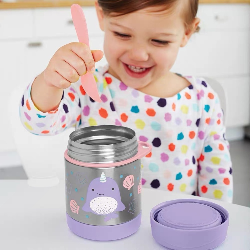 Eco Friendly Lunch Box Bento Stainless Steel Double Wall Thermos Food Jar Vacuum Insulated Soup Jar Stainless Steel Kid Food Jar