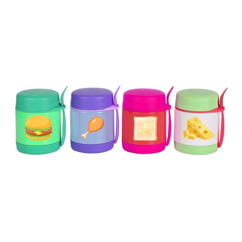 Eco Friendly Lunch Box Bento Stainless Steel Double Wall Thermos Food Jar Vacuum Insulated Soup Jar Stainless Steel Kid Food Jar