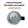 ODM 40oz 2 in 1 Water Bottle with Lock Lid Double Wall 304 Stainless Steel Insulation Vacuum Flask with Food Storage