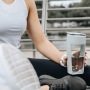 Portable Shaker Bottle Protein Powder Mixer Equra Custom Bottle 600ml Hand Shake Cup Protein Shaker Mixer Sports Bottle