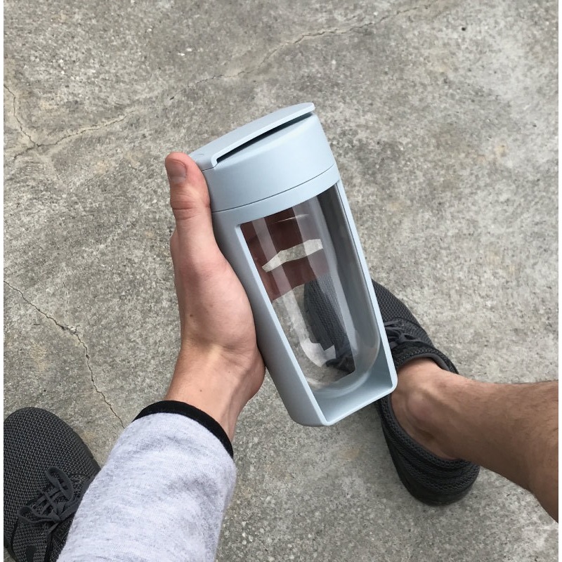 Portable Shaker Bottle Protein Powder Mixer Equra Custom Bottle 600ml Hand Shake Cup Protein Shaker Mixer Sports Bottle
