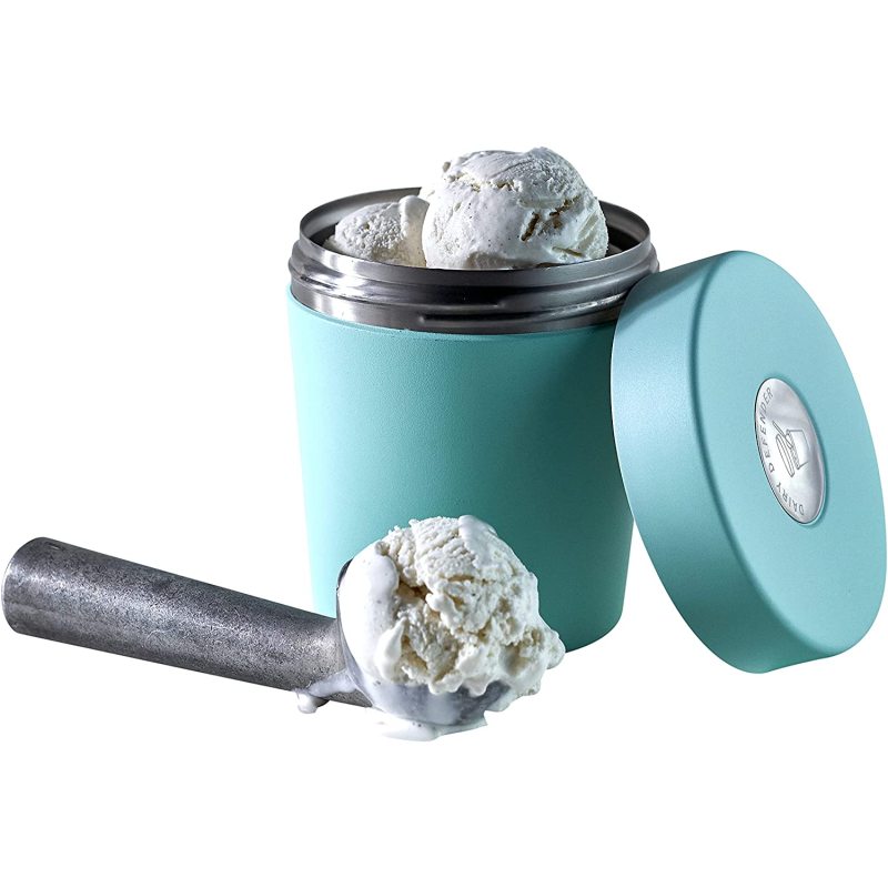Factory Hot Sell New Ice Cream Pint Storage Container Stainless Steel Double Wall Vacuum Insulated Thermos Storage