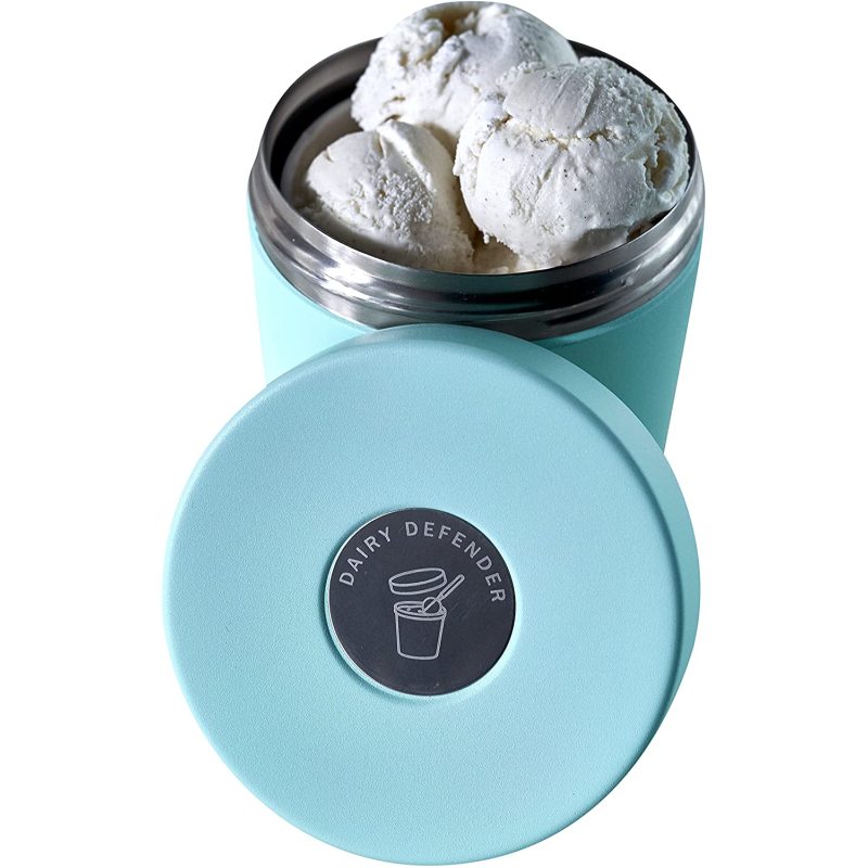 Factory Hot Sell New Ice Cream Pint Storage Container Stainless Steel Double Wall Vacuum Insulated Thermos Storage