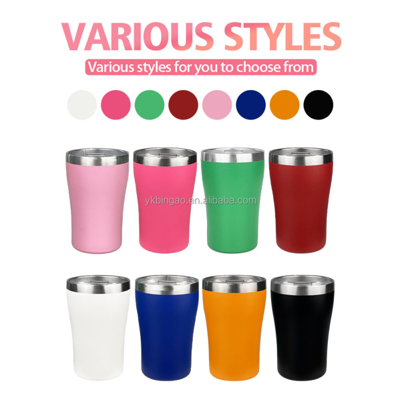 Wholesale Unique Custom logo 7oz Stainless Steel Cup Coffee Tumblers Beer Mugs Travel Mugs Cup Beer Cup
