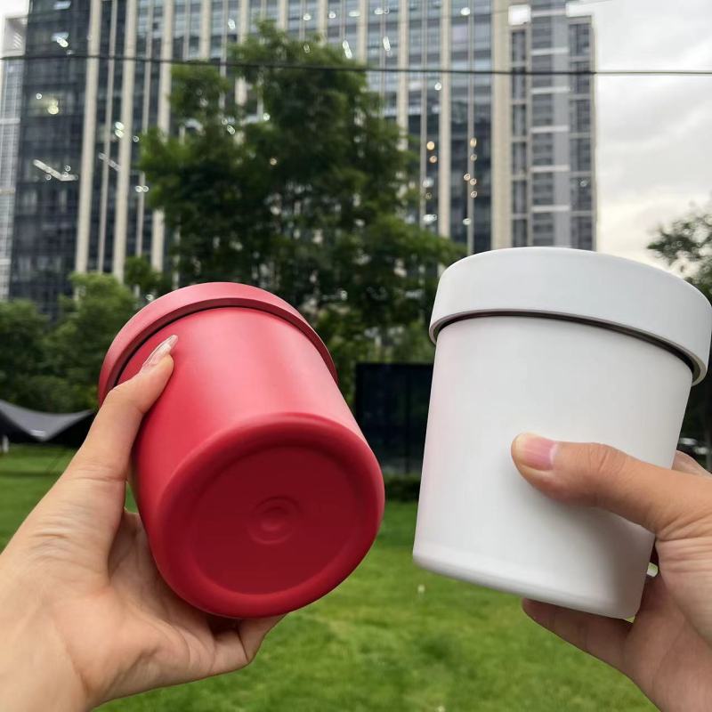 New Arrived Stainless Steel Ice Cream Pint Canteen Customized Insulated Thermos Ice Cram Cooler