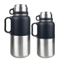 Outdoor Camping 1600ml 2000ml Stainless Steel Travel Bottle With Handle Sport Water Bottle Beer Milk Tea Pot