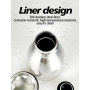 Unique 2 in 1 Insulated Stainless Steel Water Bottle Small Mouth Flasks Outdoor Sports Water Bottle With Storage Tank
