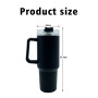 Outdoor 40oz Tumbler with Snack Compartment Laser Engraved with Secret Storage Stash Water Bottle with Lid and Straw