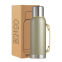 Stainless Steel Water Bottle with Wide Mouth - Available in 750ml, 1L, 1.9L & 2L Capacities - Thermal Flask for Hot & Cold Drink