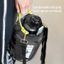 Portable Size Football Water Bottle Custom Logo Sports Workout Drink Shaker Bottle With Handle Transparent Water Bottle