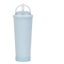 Portable Stainless Steel Straw Cup Double Wall Drink Insulated Reusable Water Bottle