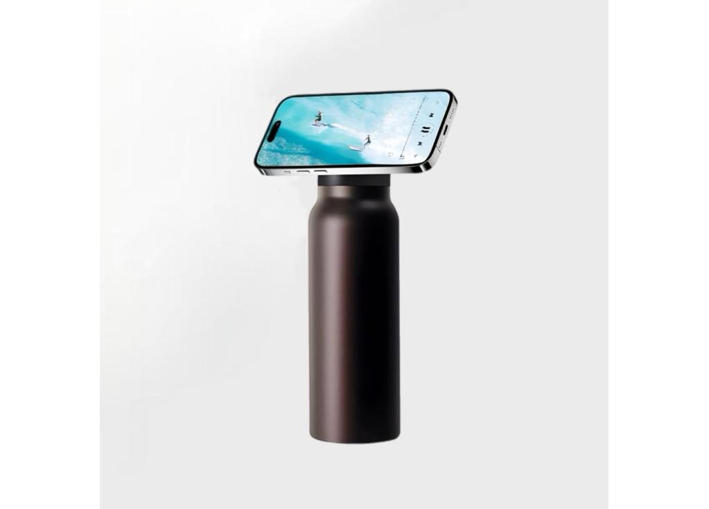 25oz Custom Stainless Steel Sports Bottle with Magnetic Holder – Built for Travel and Performance