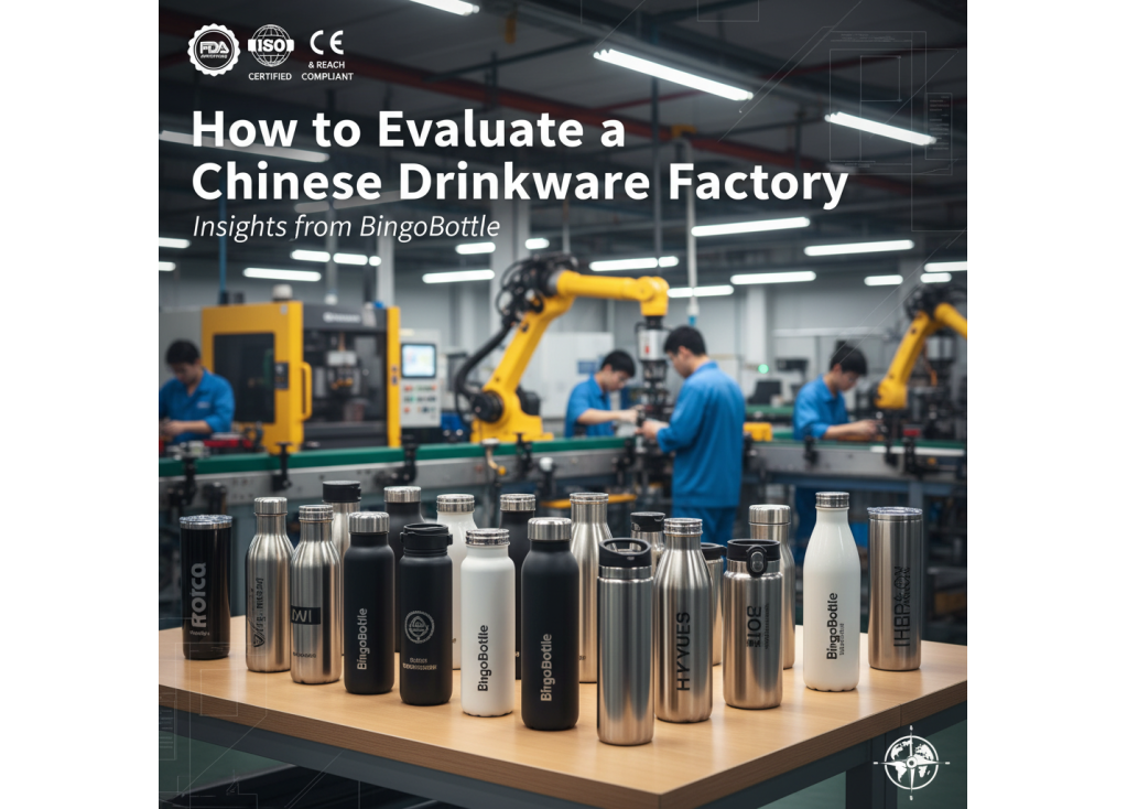 How to evaluate the reliability and production capacity of a drinkware factory in China?