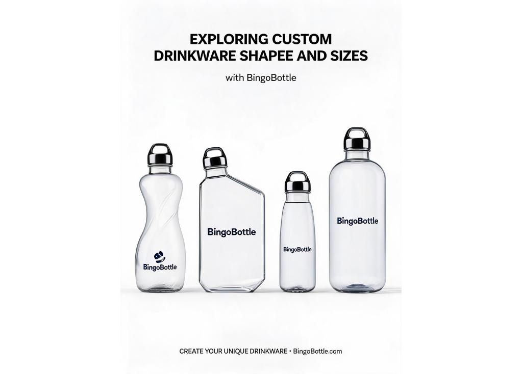 What are the capabilities for creating custom shapes or sizes beyond standard drinkware?