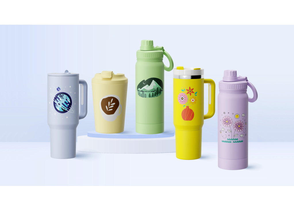 Stainless Steel Tumbler With Straw&Handle Insulated Water Bottle