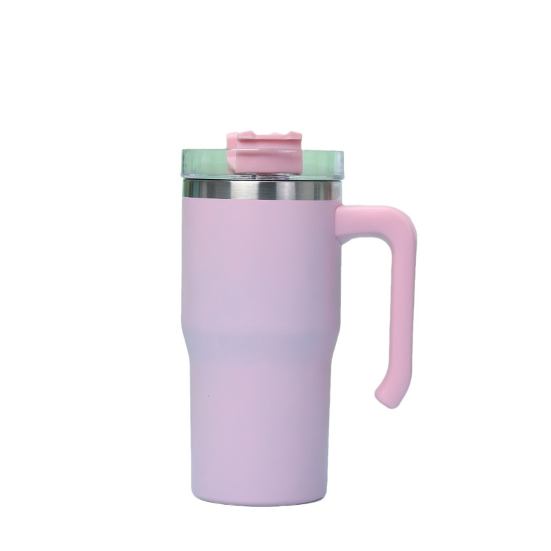 20oz Insulated Travel Tumbler  Premium 304 Stainless Steel Ice Cream  Coffee Cup for Car
