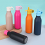 Compact Stainless Steel Cola Bottle Thermos with Leak Proof Lid and Small Opening