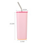 Heat Sublimation Vacuum CupStainless Steel Straight Tube Cup