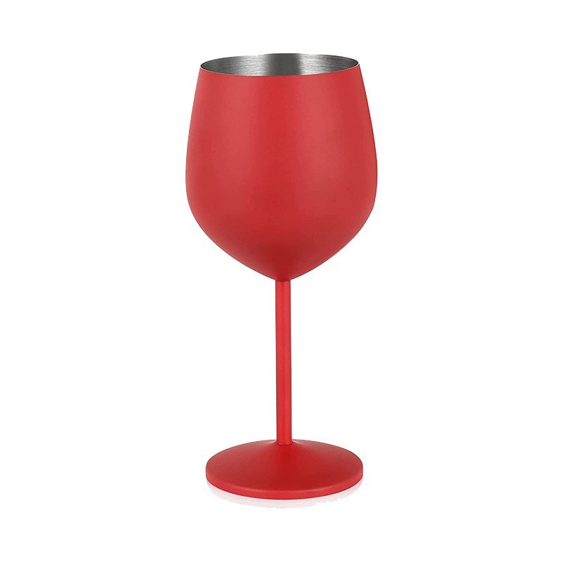 Elegant Stemware 500ml Custom Engraved Steel Goblet with Non Slip Base Ideal for Weddings and  Non Slip Base Ideal for Weddings