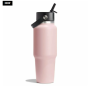 32 oz Stainless Steel Wide-Mouth Insulated Bottle with Straw Lid and Comfortable Handle Designed for Everyone