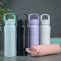 Dual Drink Portable Thermos Cup Indoor and Outdoor 304 Vacuum Cup Modern and Simple