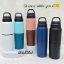 Premium 316 Stainless Steel Vacuum Insulated Tumbler 550ml Portable Sports Water Bottle for Outdoor Office Business Gifts