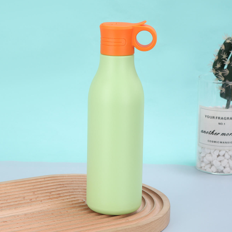 Compact Stainless Steel Cola Bottle Thermos with Leak Proof Lid and Small Opening