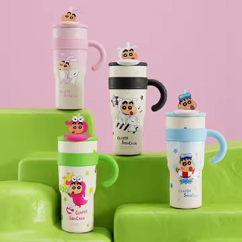 New Cartoon Crayon Shinchan Big Mac Ice King Stainless Steel Insulated Tumbler 