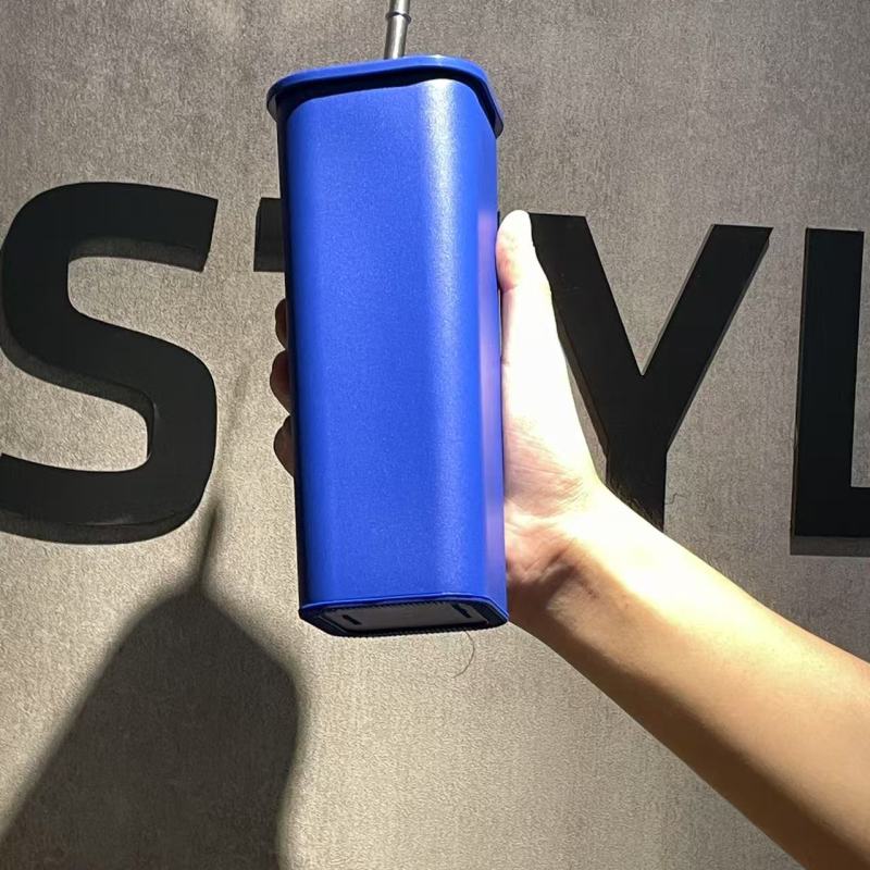 2025 New 600ML Stainless Steel Insulated Square Cup Available in Multiple Colors with Customization Options